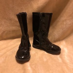 Black Patent Boots